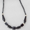 Nonmagnetic Hematite Necklace, Length Approx:17.7-inch, Sold by Strand