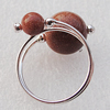  Gemstone Finger Rings, 12mm, Sold by Box