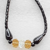 Magnetic Hematite Necklace, Length Approx:17.7-inch, Sold by Strand