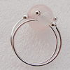 Gemstone Finger Rings, 12mm, Sold by Box