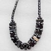 Nonmagnetic Hematite Necklace, Length Approx:17.7-inch, Sold by Strand