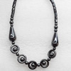 Nonmagnetic Hematite Necklace, Length Approx:17.7-inch, Sold by Strand