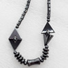 Nonmagnetic Hematite Necklace, Length Approx:17.7-inch, Sold by Strand