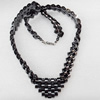 Nonmagnetic Hematite Necklace, Length Approx:17.7-inch, Sold by Strand