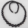 Magnetic Hematite Necklace, 6-12mm, Length Approx:17.7-inch, Sold by Strand