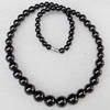 Nonmagnetic Hematite Necklace, 6-12mm, Length Approx:17.7-inch, Sold by Strand