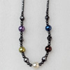 Nonmagnetic Hematite Necklace, Length Approx:17.7-inch, Sold by Strand