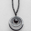 Nonmagnetic Hematite Necklace, Length Approx:17.7-inch, Sold by Strand