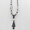 Nonmagnetic Hematite Necklace, Length Approx:17.7-inch, Sold by Strand