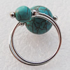  Gemstone Finger Rings, 12mm, Sold by Box