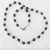 Nonmagnetic Hematite Necklace, Length Approx:17.7-inch, Sold by Strand