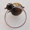  Gemstone Finger Rings, 12mm, Sold by Box