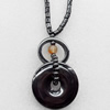 Nonmagnetic Hematite Necklace, Length Approx:17.7-inch, Sold by Strand