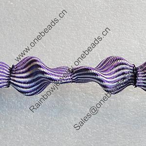 Woven Beads, 28x17mm Hole:2mm, Sold by Bag