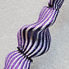 Woven Beads, 28x17mm Hole:2mm, Sold by Bag