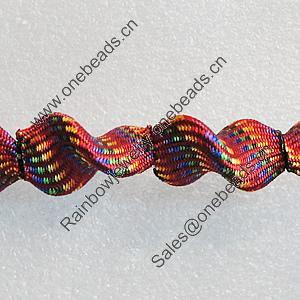 Woven Beads, 28x17mm Hole:2mm, Sold by Bag