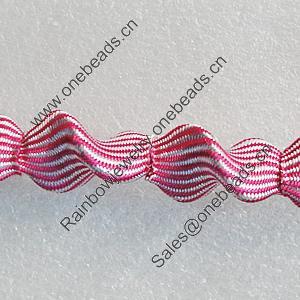 Woven Beads, 28x17mm Hole:2mm, Sold by Bag