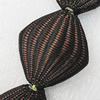 Woven Beads, Diamond 41x37mm Hole:2.5mm, Sold by PC