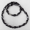 Magnetic Hematite Necklace, Length Approx:17.7-inch, Sold by Strand