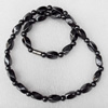 Nonmagnetic Hematite Necklace, Length Approx:17.7-inch, Sold by Strand