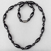 Magnetic Hematite Necklace, Length Approx:17.7-inch, Sold by Strand