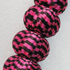 Woven Beads, Rondelle 30x21mm Hole:6.5mm, Sold by PC