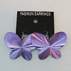 Aluminium Earrings, Butterfly 46x35mm, Sold by Group