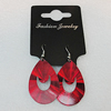 Aluminium Earrings, Teardrop 40x27mm, Sold by Group