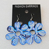 Aluminium Earrings, Flower 41mm, Sold by Group