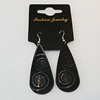 Aluminium Earrings, 56x24mm, Sold by Group