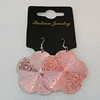 Aluminium Earrings, Flower 44mm, Sold by Group