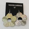 Aluminium Earrings, Flower 38mm, Sold by Group