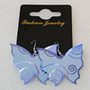 Aluminium Earrings, Butterfly 42x36mm, Sold by Group