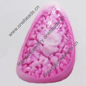 Imitation Coral Resin Cabochons, 16x24mm, Sold by PC
