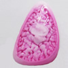 Imitation Coral Resin Cabochons, 16x24mm, Sold by PC