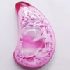 Imitation Coral Resin Cabochons, 12x23mm, Sold by PC