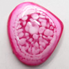 Imitation Coral Resin Cabochons, 17x19mm, Sold by PC