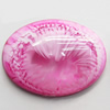 Imitation Coral Resin Cabochons, Oval, 30x40mm, Sold by PC