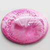 Imitation Coral Resin Cabochons, Oval, 28x38mm, Sold by PC