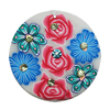 Pottery Clay Pendants, Flat Round 39mm Hole:1mm, Sold by Bag