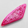 Imitation Coral Resin Cabochons, 15x42mm, Sold by PC