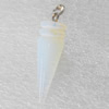 Moonstone Pendant, 8x36mm, Hole:Approx 2mm, Sold by PC