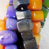 Mix Colour Shell Beads, 6-7mm, Hole:Approx 1mm, Sold per 16-inch Strand