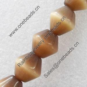 Cats Eye Beads, 12mm, Hole:Approx 1mm, Sold per 16-inch Strand