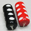 Resin Beads, Column 19x11mm Hole:3mm, Sold by Bag