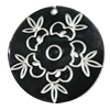 Resin Pendants, Flat Round 32mm Hole:2mm, Sold by PC