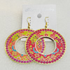 Copper Earrings, Donut 48mm, Sold by Group