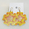 Copper Earrings, Flower 47mm, Sold by Group