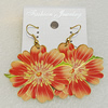 Copper Earrings, Flower 45mm, Sold by Group