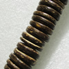 Coconut Shell Beads, Coin 16x4mm Hole:2.5mm, Sold per 16 inch Strand